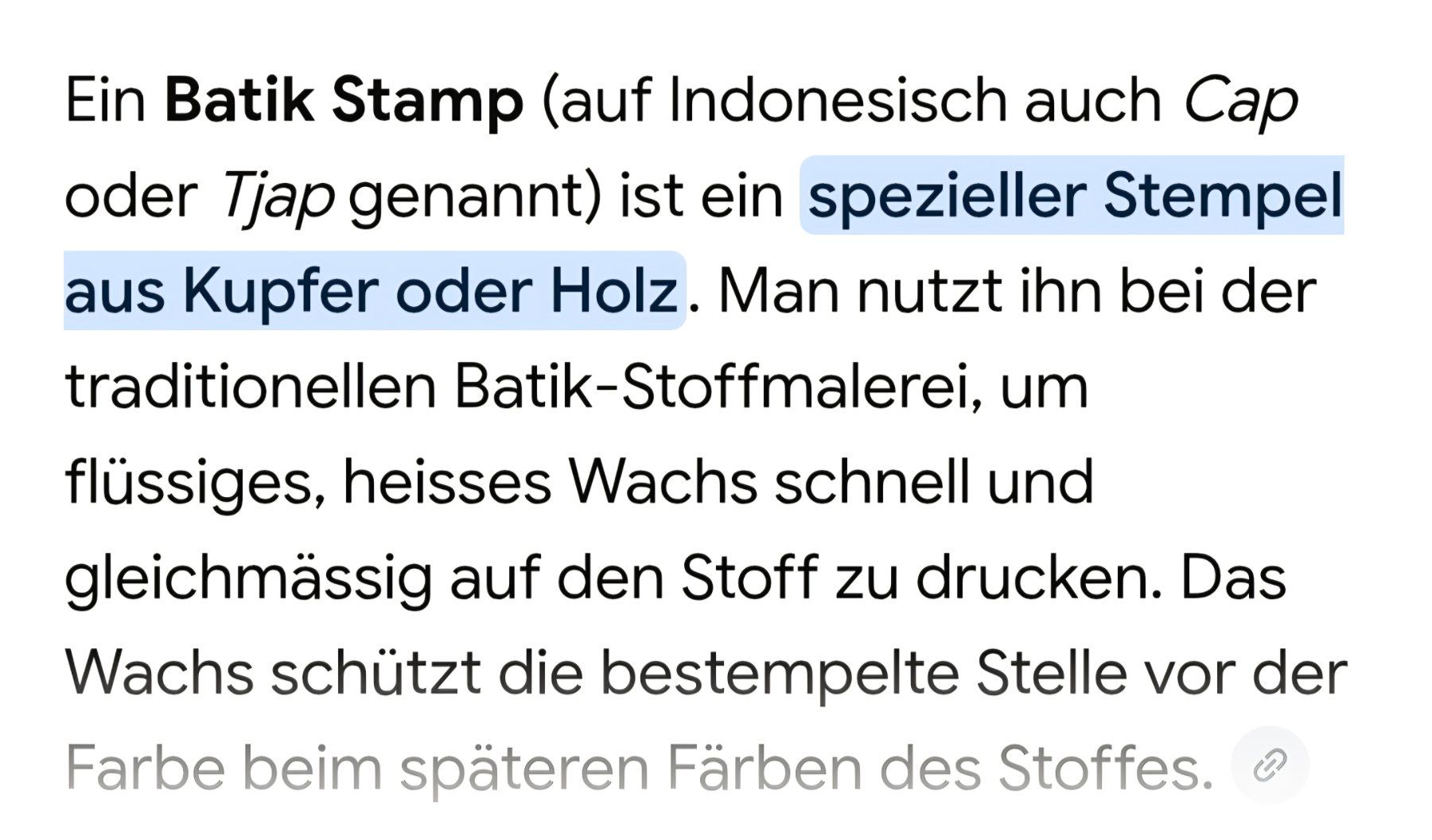 Stempel: JNDONESISCHER VINTAGE BATIK STAMP – Gebraucht aus Bilten von Mic2022 5