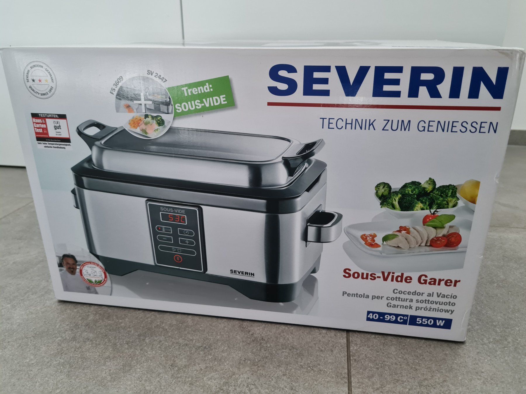 Elettrodomestici da cucina: Sous-Vide Garer – Nuovo e nell'imballaggio originale da Weiningen TG venduto da Hugo8181