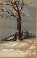 Neujahr, Winterlandschaft