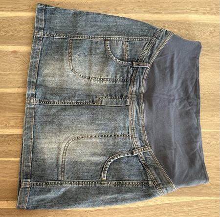 Jupe en jeans grossesse 