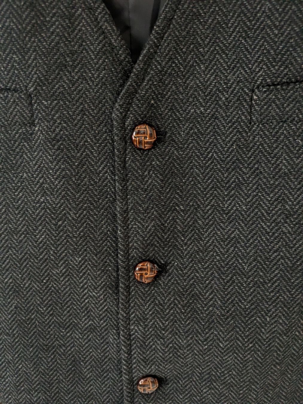 Gilet & Giacche: Herren Weste Pattern Fischgrät grau Grösse M  – Usato da Rorschach venduto da joh_v2y2 1