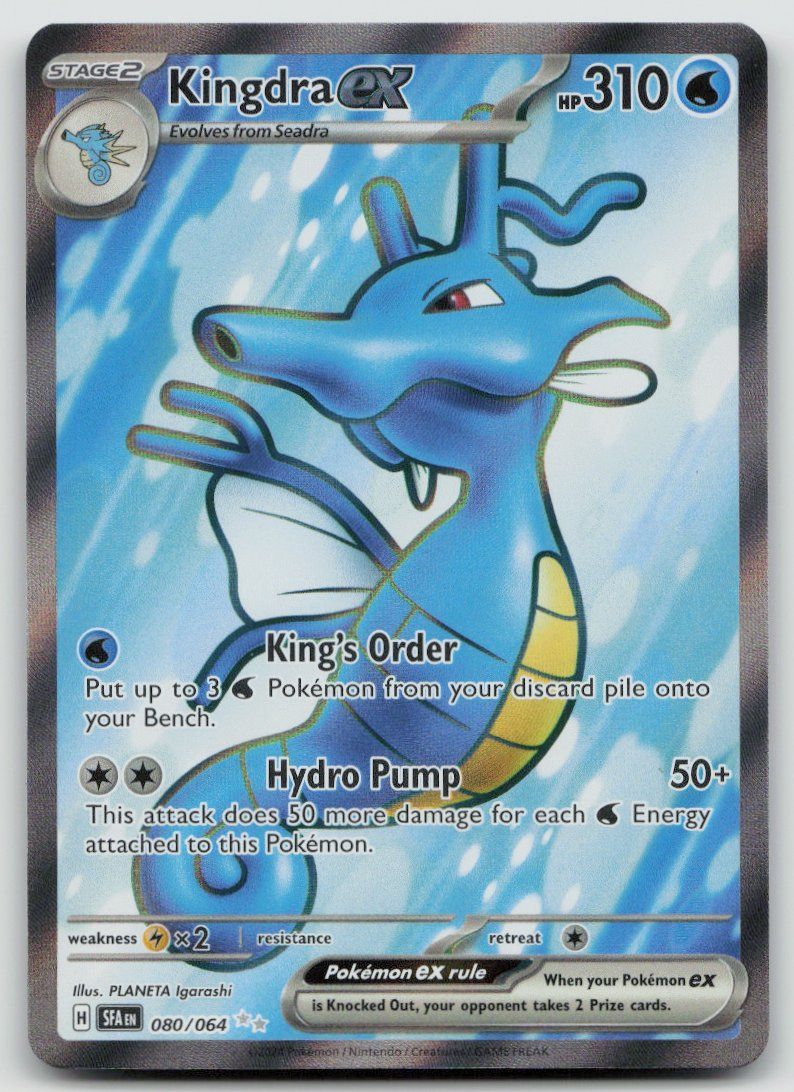 Pokémon Carte collezionabili: Pokemon Kingdra ex 080/064 SFA EN 2024 – Usato da Lugano venduto da VlaseCard