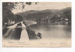 RHEINECK u. WALZENHAUSEN von der österr. Seite gesehen