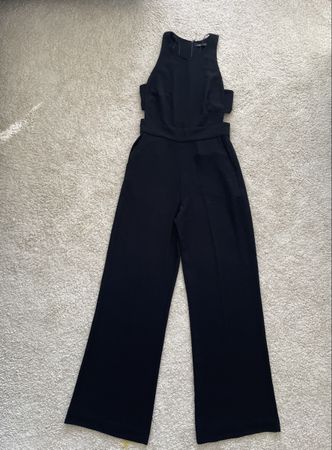Black Jumpsuit with Cutout Sides