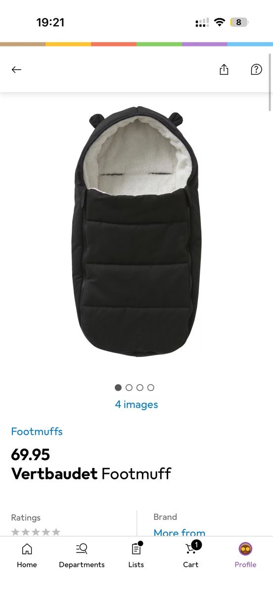 Sacchi a pelo: Footmuff Vertbaudet black car seat etc – Usato da Kilchberg ZH venduto da roz_qcj7 4