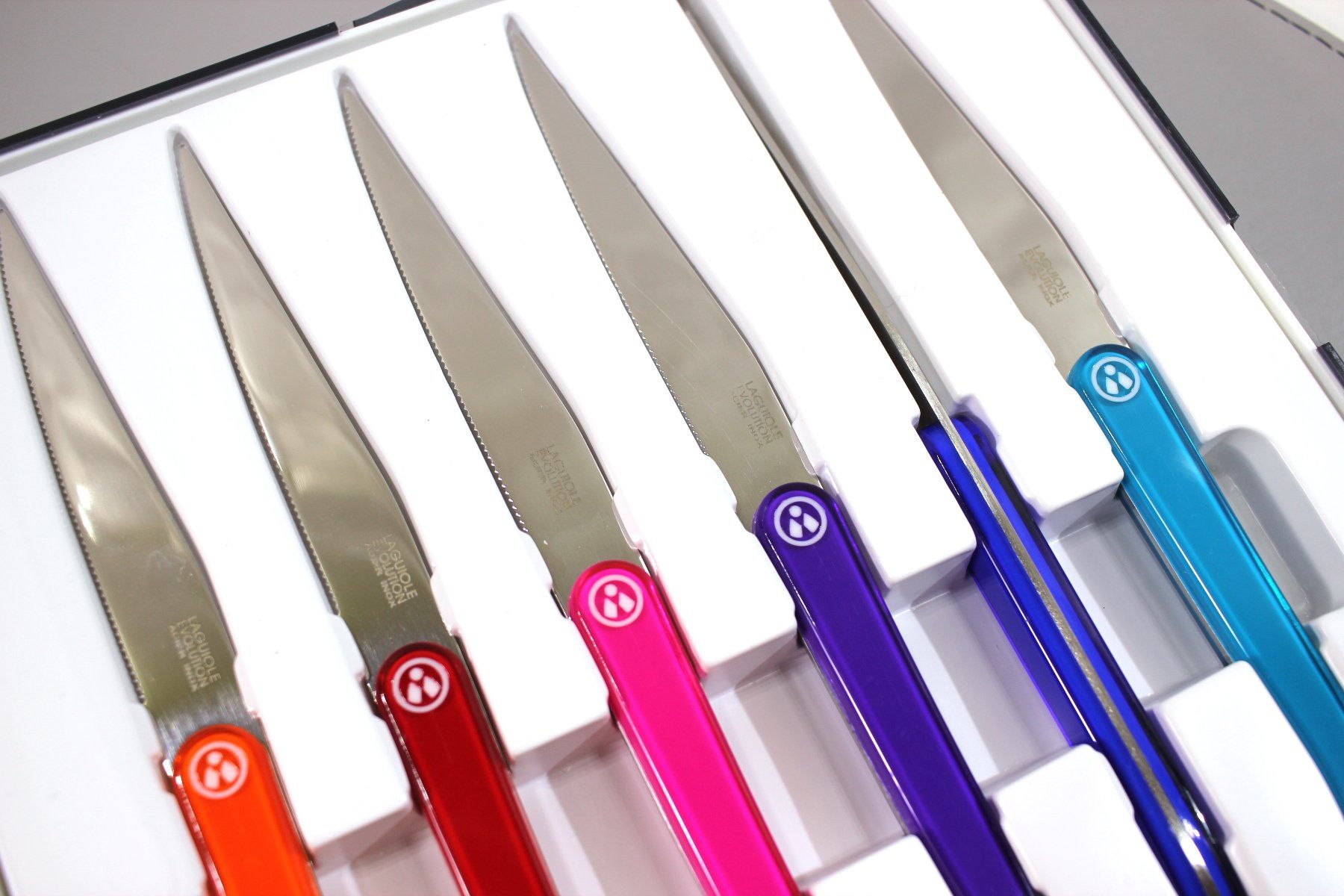 Laguiole Coltelli: Steakmesser 6er-Set in Geschenkbox - AUSWAHL – Nuovo e nell'imballaggio originale da Kägiswil venduto da nick333 4