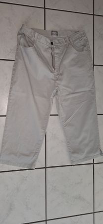 Damen Hose Gr. 42 / hellgrau