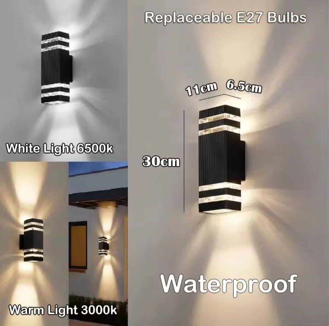 Lampade: Applique murale extérieure LED E27 IP65 LED étanche – Nuovo e nell'imballaggio originale da Saignelégier venduto da Instant-Key-Pro