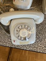 Drehwahltelefone, weiss, guter Zustand
