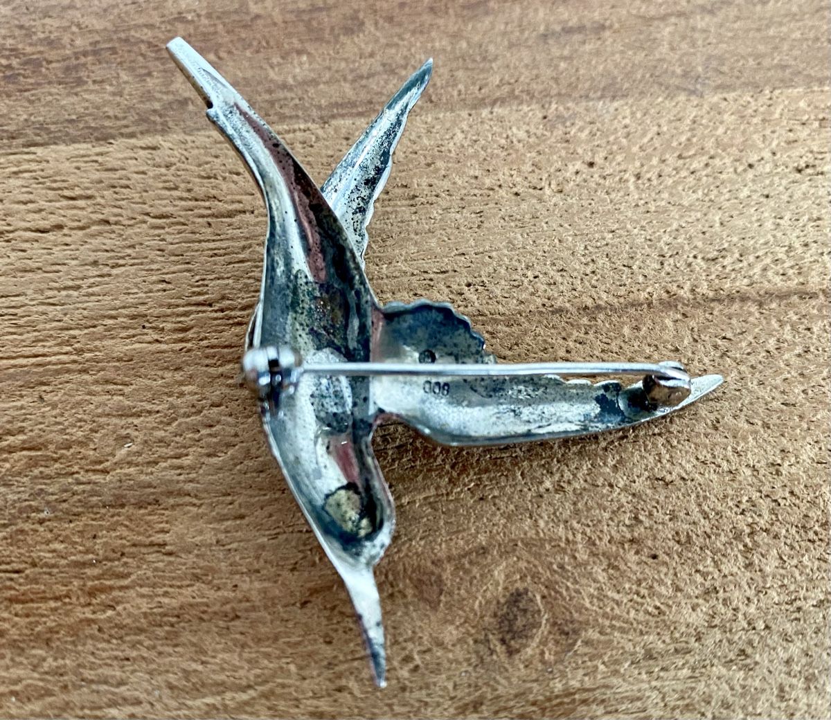 Spille & Fermagli: Feine Silber 800 Vogelbrosche – Usato da Zürich venduto da Dalema13 2
