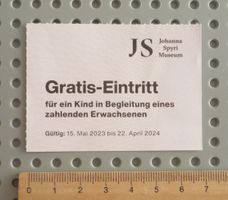 Gutschein "Gratis-Eintritt für Johanna Spyri Museum"