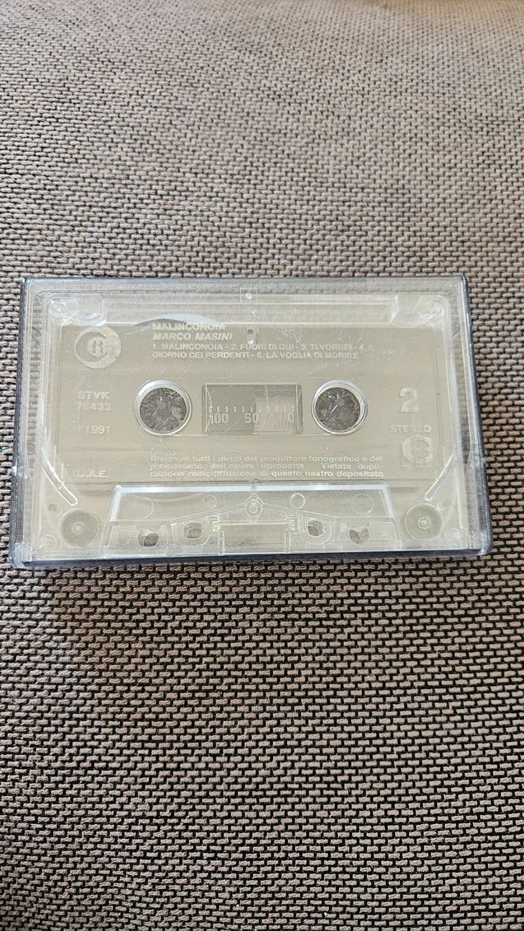 Kompaktkassetten: Musicassetta Marco Masini – Gebraucht aus Melano von H-Sara