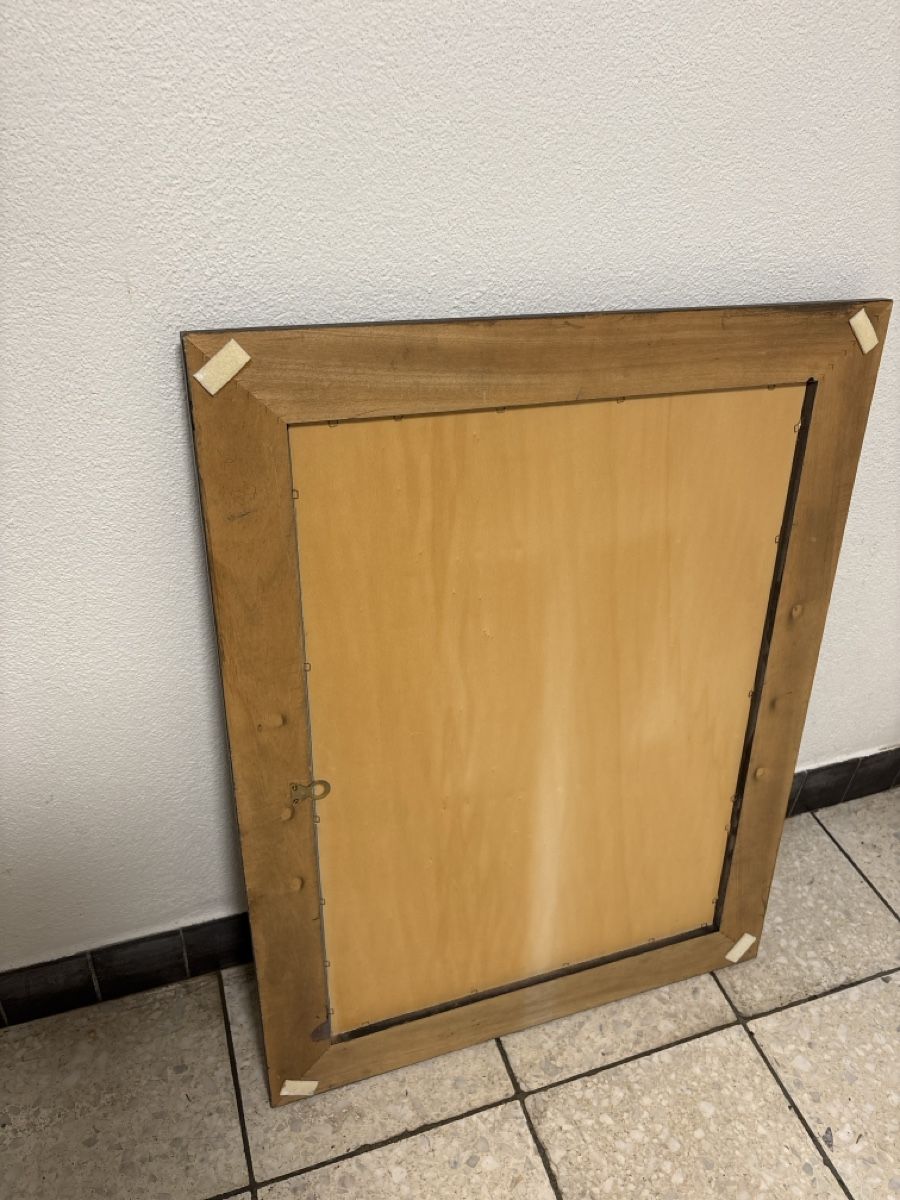 Specchi: Spiegel mit dunklem Rahmen, quadratisch – Usato da Zürich venduto da Nonas1996 2