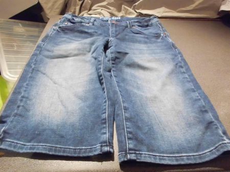 Jeans - Shorts Grösse 176, Petrol Jeans