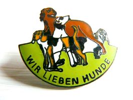 • Wir lieben Hunde chiens - pin M6A.20