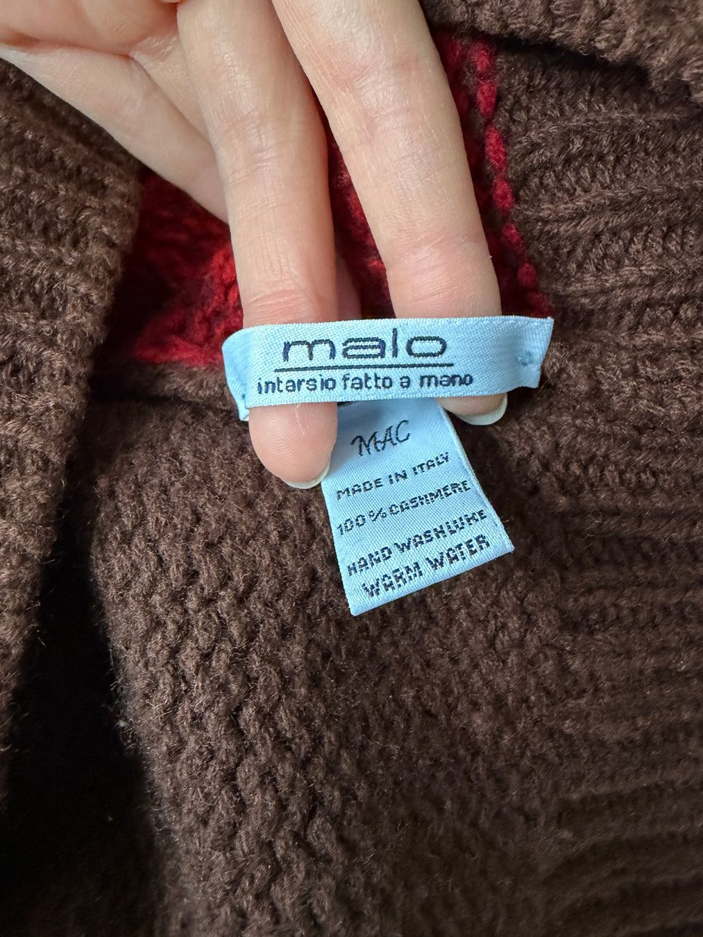 Maglioni & Felpe: Malo 100% Kaschmirpullover, Gr 54, Argyle Muster, WinterLook – Usato da Zürich venduto da A_M_ 3