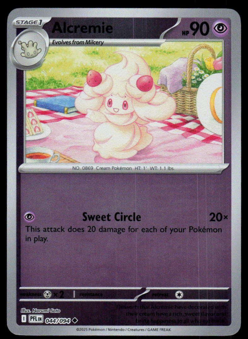 Pokémon Sammelbilder & Trading cards: Pokemon Alcremie 044/094 – Gebraucht aus Herisau von Pokemon2025