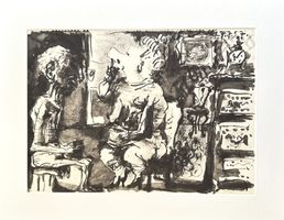 Pablo Picasso - Originale Vintage-Lithographie von 1961