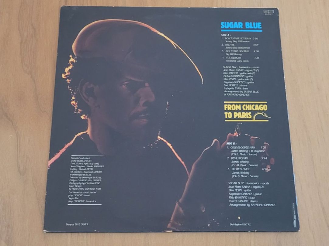 Vinyles: LP  Sugar Blue – D'occasion à Martigny par MZ-67 1