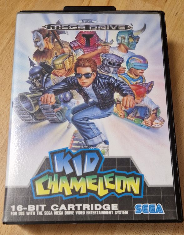 Jeu Kid Chameleon Sega Megadrive - Version Originale Complète 1992, Bon État