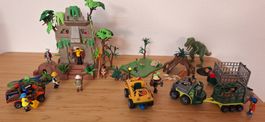 Cooles Abenteuer-Dinosaurier Set mit Fahrzeugen und Figuren