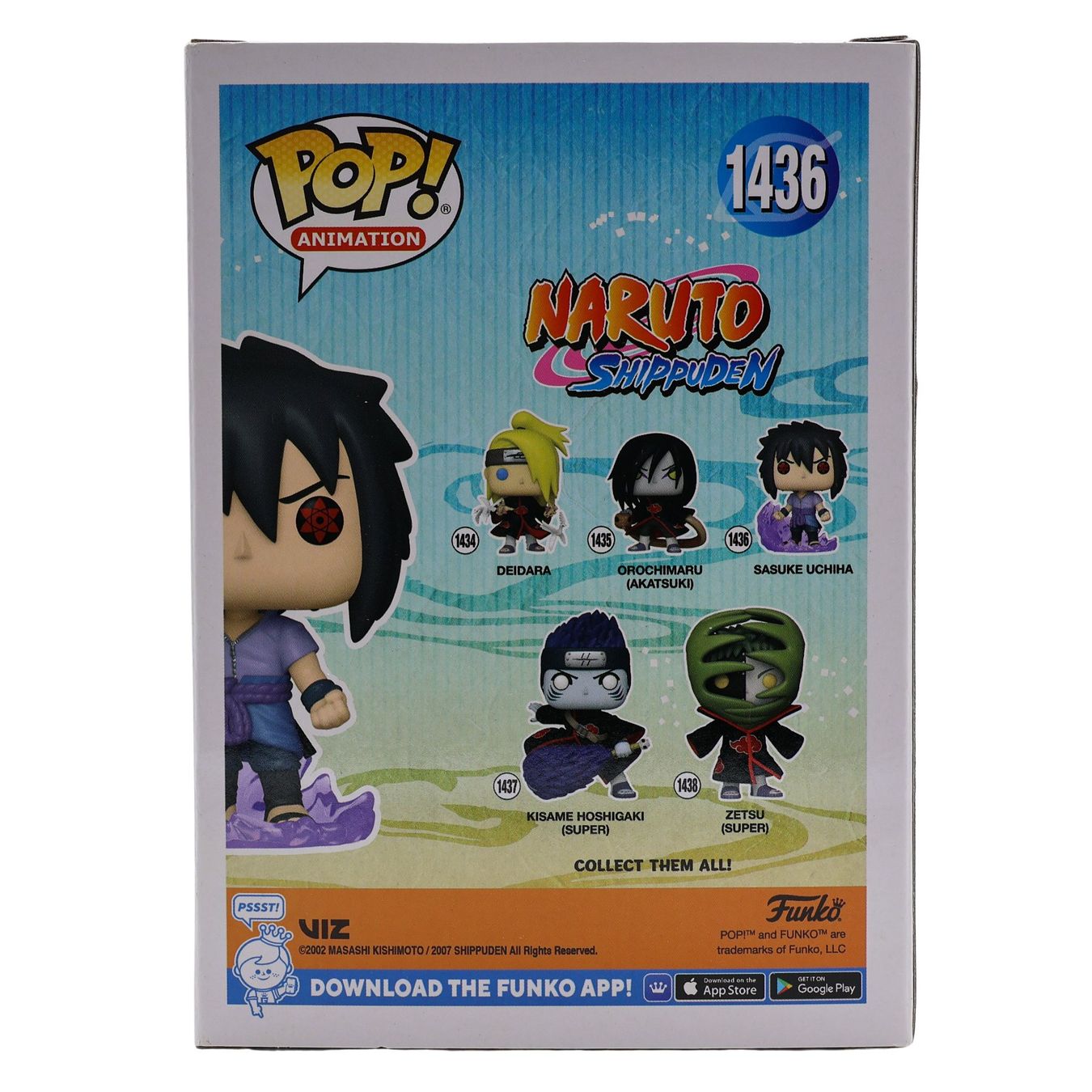 Funko Figuren: Sasuke Uchiha #1436 Funko POP Naruto - NEW – Neu und originalverpackt aus Paudex von dindeboy 1