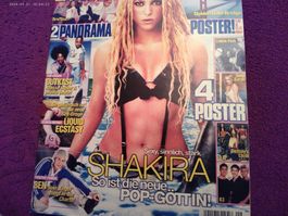 Bravo MUSIK - (JAHR 2002) Zeitschrift Shakira Cover