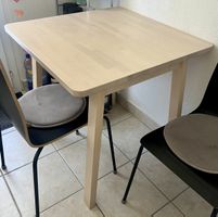 Küchentisch hell Holz 74 x 74 cm, guter Zustand