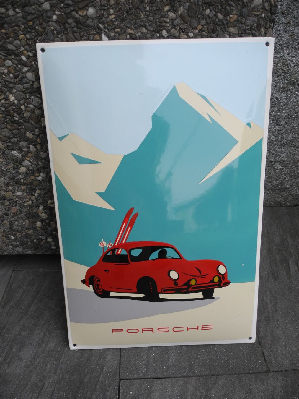 Porsche Insegne: PORSCHE EMAILSCHILD – Usato da Reinach AG venduto da Huckleberrysix