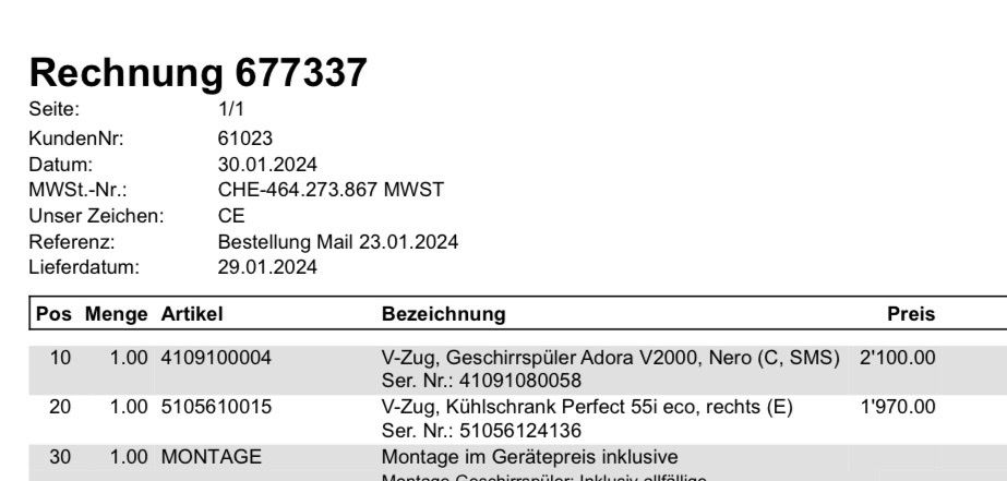 V-Zug Frigoriferi: Kühlschrank VZUG – Usato da Volketswil venduto da aur_clk9 4