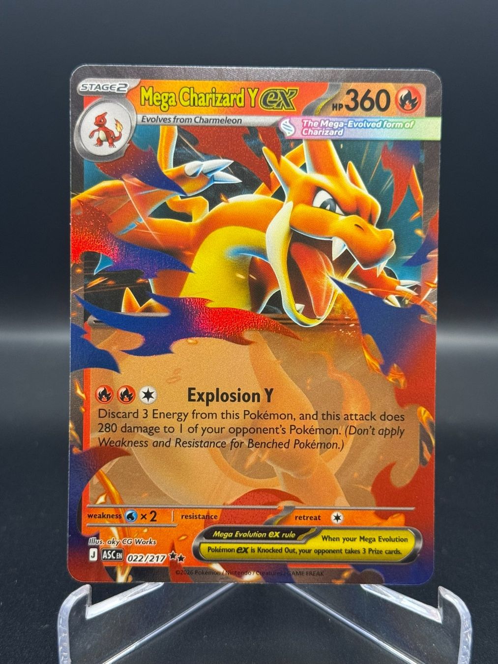 Pokémon Carte collezionabili: Mega Charizard Y ex (ASC 022) – Usato da Birmensdorf ZH venduto da SnorlaxMail