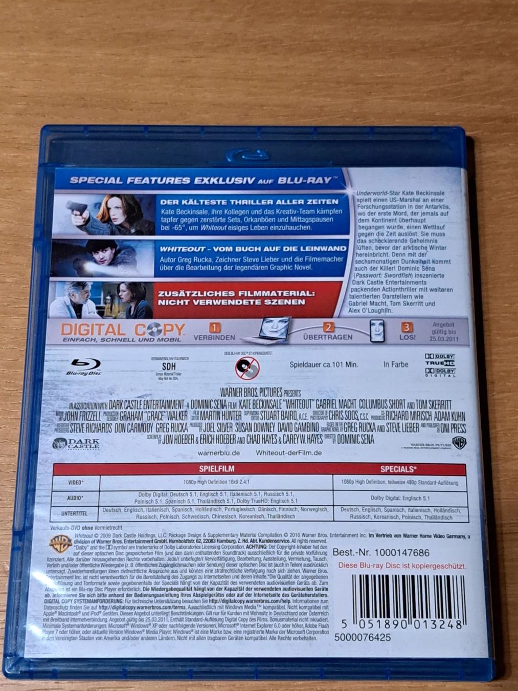 Tutti i DVDs: Blu-ray Whiteout mit Kate Beckinsale – Nuovo (secondo la descrizione) da Unterseen venduto da Kanica 1
