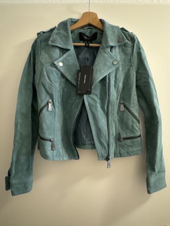 Vero Moda Lederjacke Grösse S 100% Rohleder Suede NEU BNWT