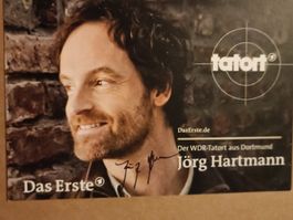 Jörg Hartmann -  signiert Autogrammkarte Tatort