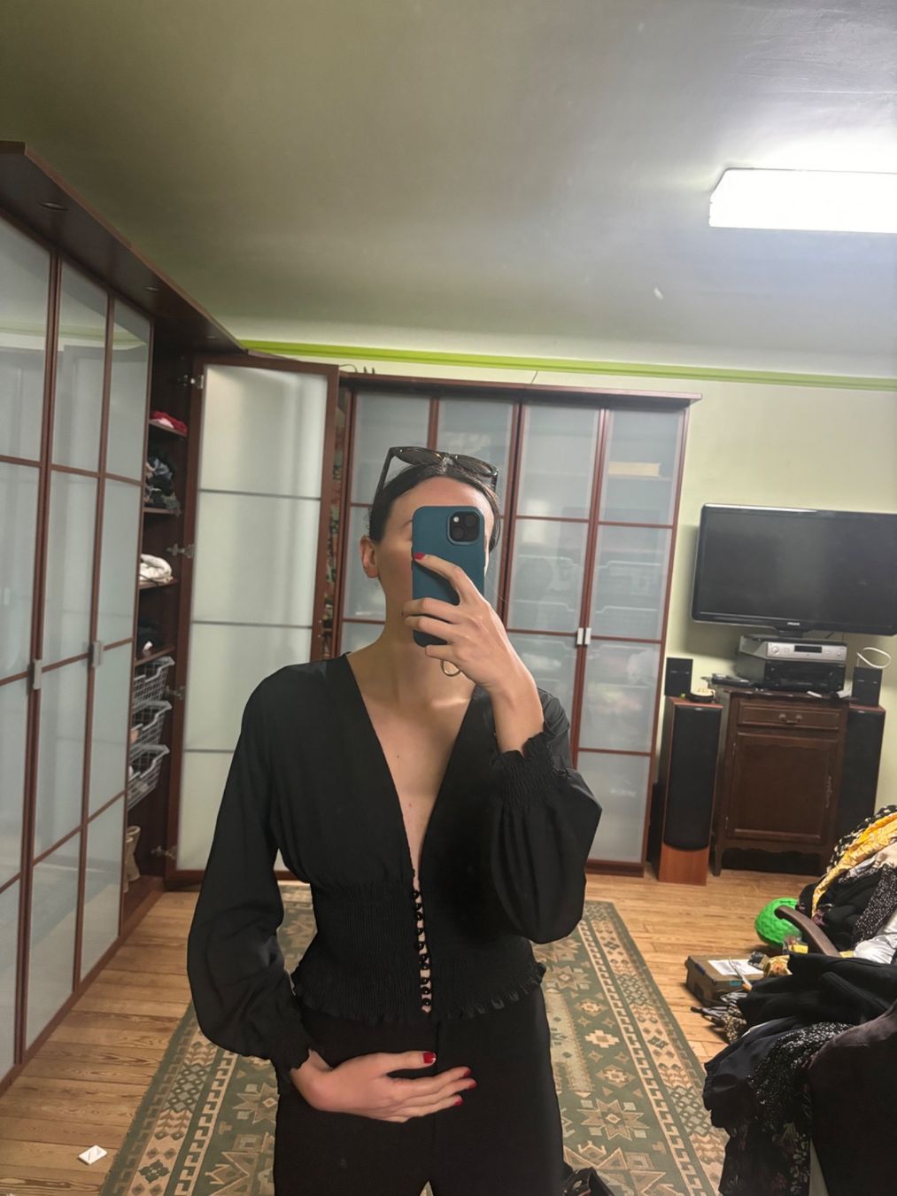 Camicette: Beautiful black blouse M – Nuovo (secondo la descrizione) da Genève venduto da chl_zc89 5
