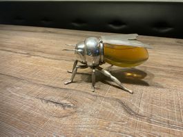 Honigtopf in Bienenform, versilbert, Wappin&Webb