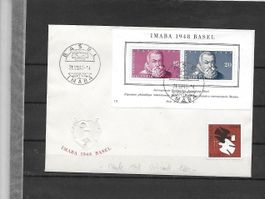 Block 1948 Ortsersttagsst. Kat: CHF 120.-