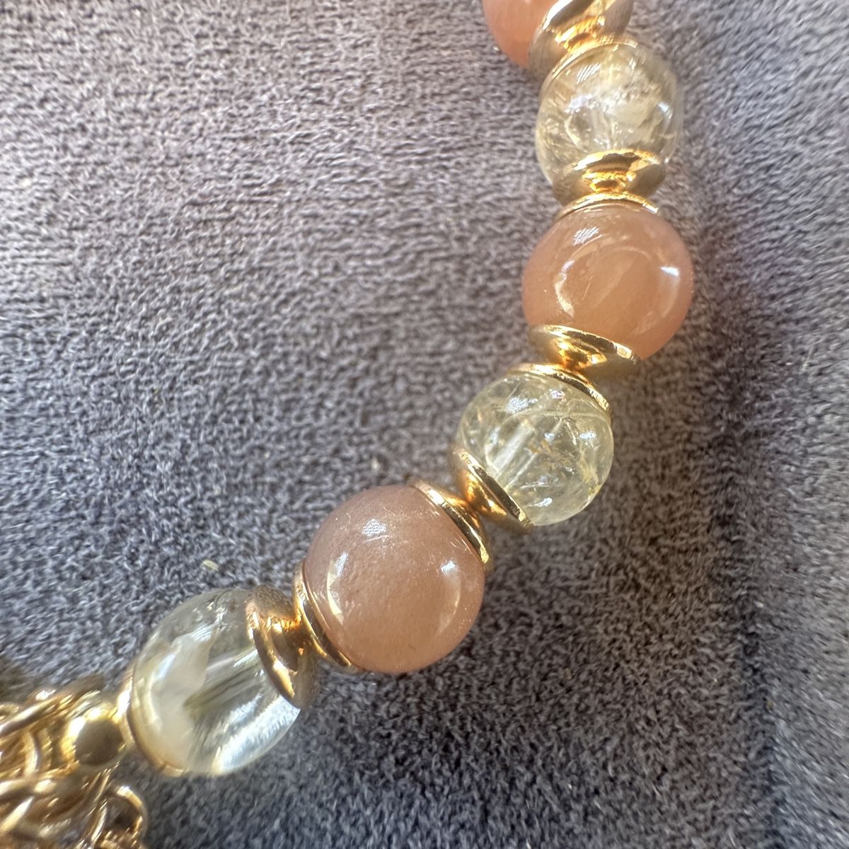 Bracciali & Braccialetti: Armband mit Mondstein und Citrin. Handarbeit  – Nuovo e nell'imballaggio originale da Kriens venduto da Hortensie6 2