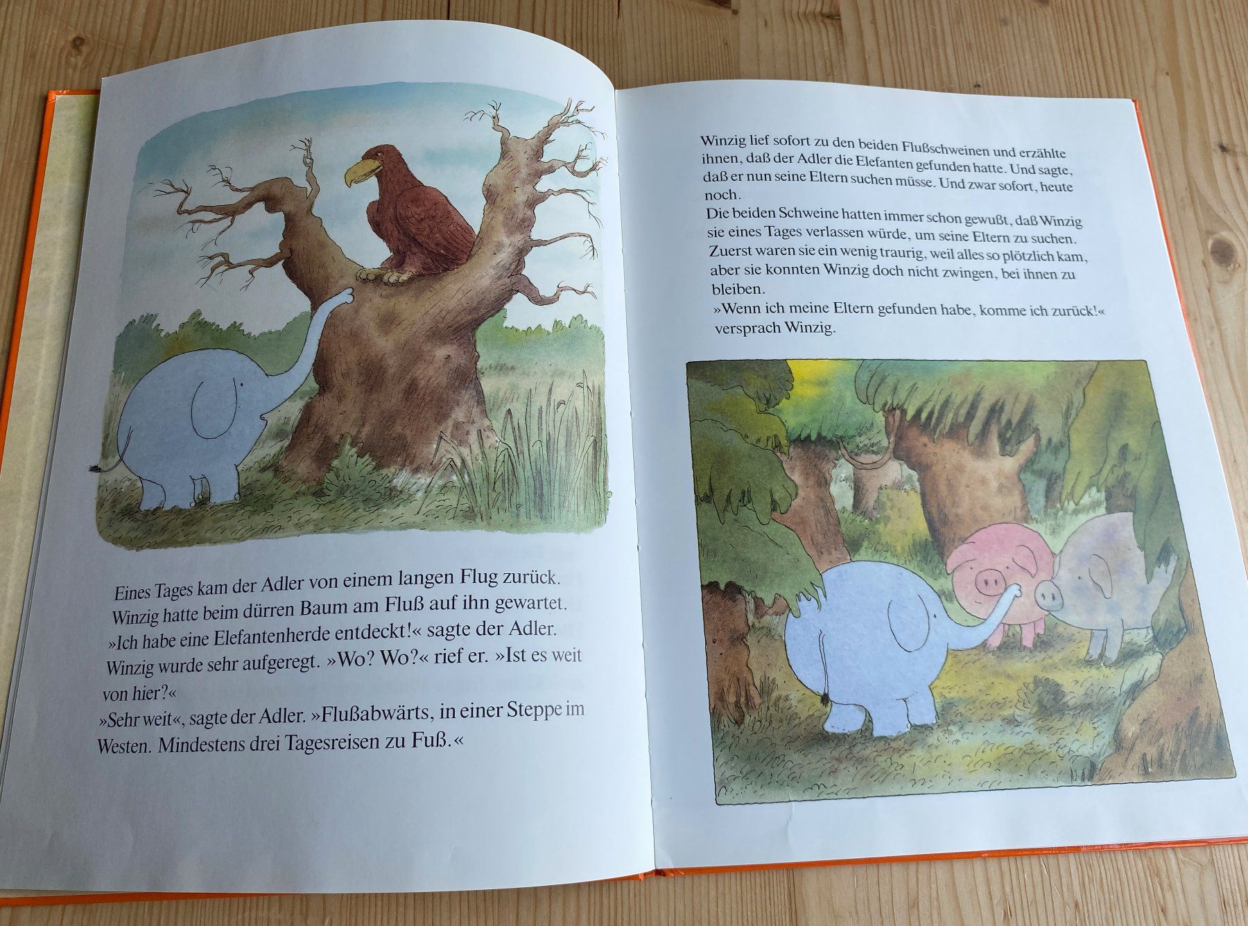 Bücher: Erwin Moser: Winzig sucht die Elefanten; neuwertig – Neu (gemäss Beschreibung) aus Weinfelden von Cheyenne21 3