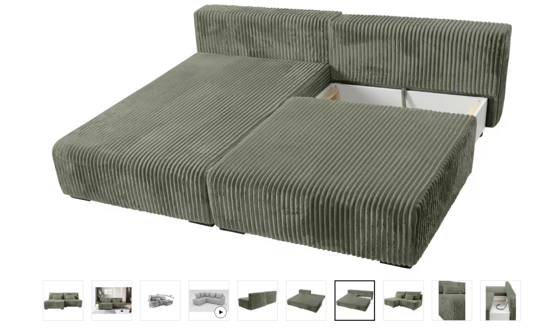 Divani: Ecksofa olivgrün (neu) – Nuovo (secondo la descrizione) da Zürich venduto da sil_6my6 2