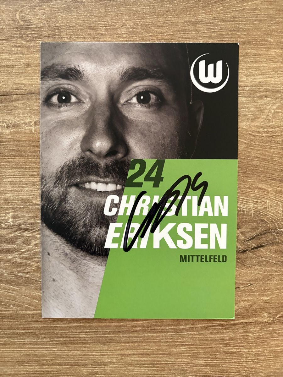 Autografi: Christian Eriksen - Original Autogramm – Usato da niederbipp venduto da LaHabana1
