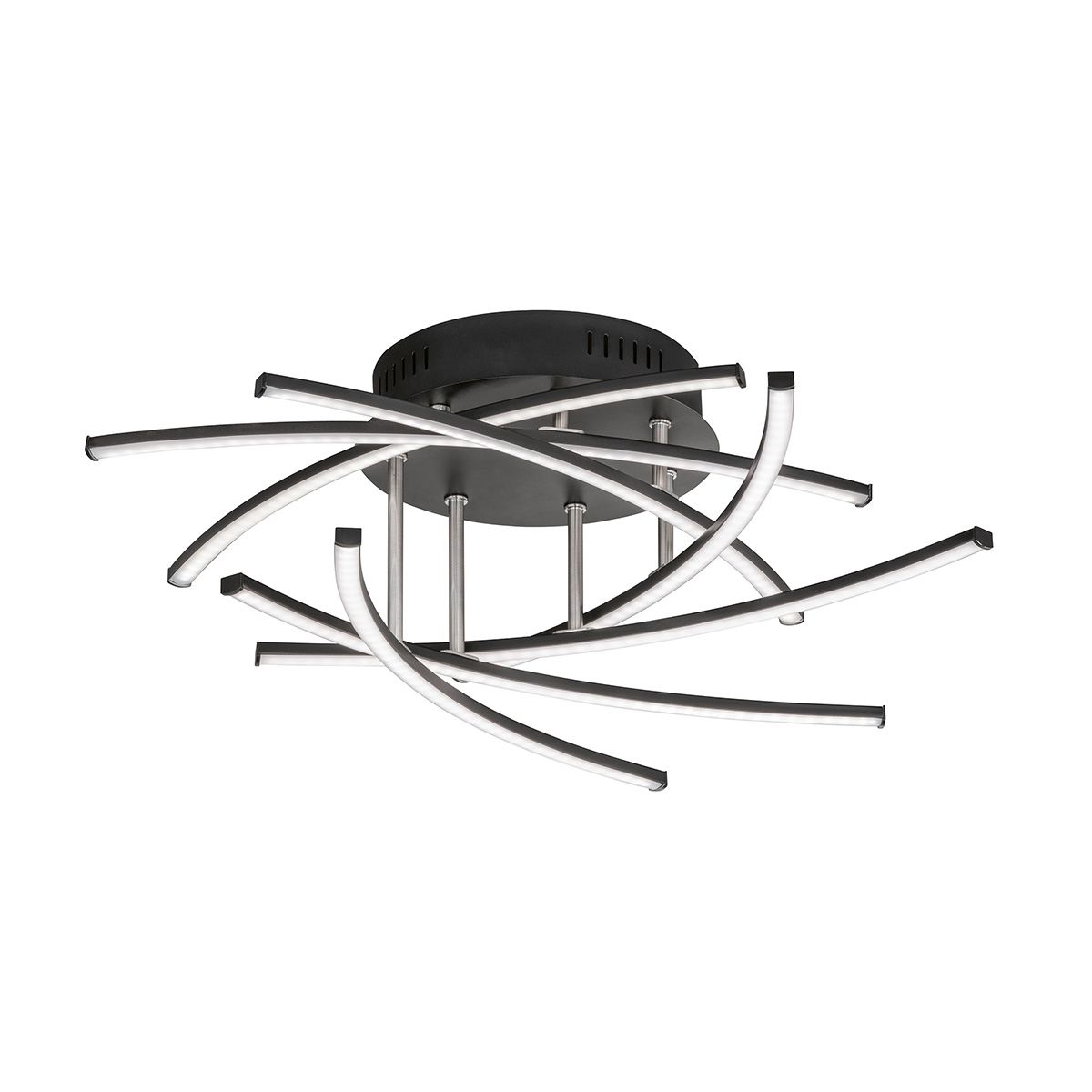 Kronleuchter & Deckenlampen: LED Deckenleuchte, Schwarz, 55 cm Ø – Neu (gemäss Beschreibung) aus Kreuzlingen von Smart-Light 2