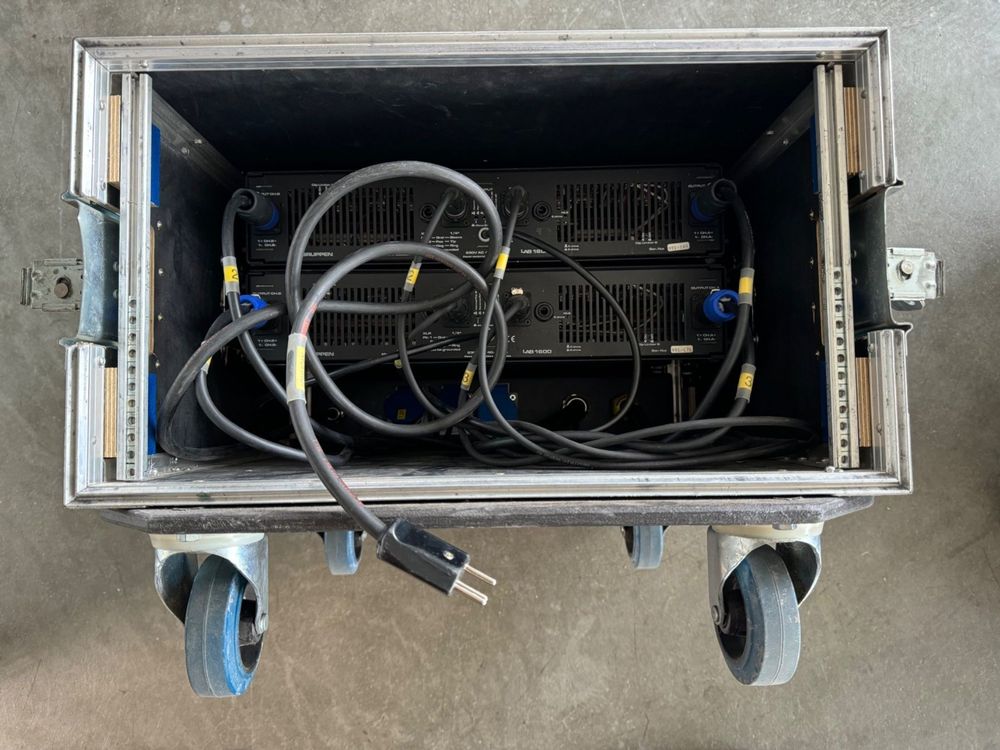 Endstufen-Rack 4-Kanal, LAB 1600, 4 x 800W inkl.Case (Gebraucht) in ...