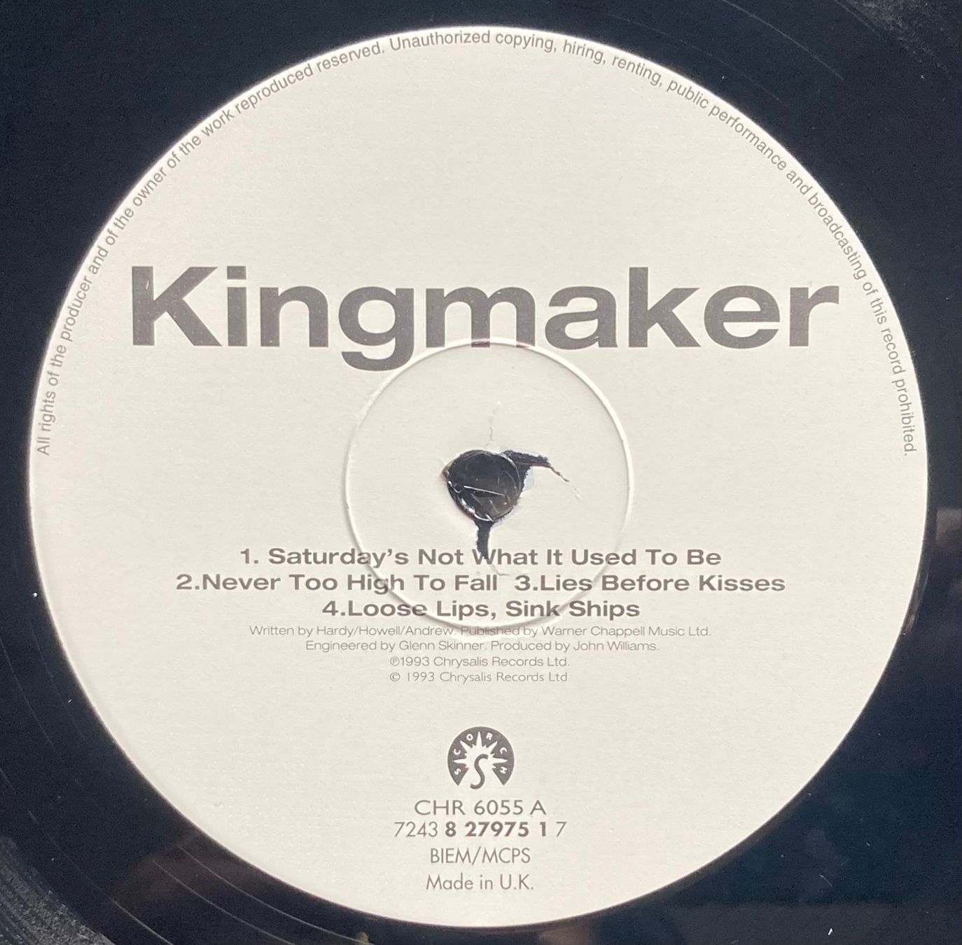 Schallplatten: KINGMAKER - TO HELL WITH HUMDRUM – Gebraucht aus Poliez-Pittet von Newtown-Records 3