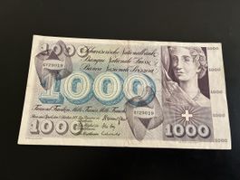 1000 Franken 1973