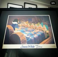 Gerahmtes Aushangfoto/Lobby Card Disney Snow White 80er