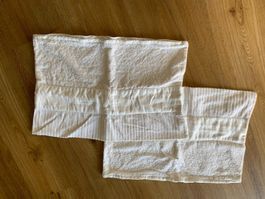 2x Kissenhülle Weiss 55 x 40 cm