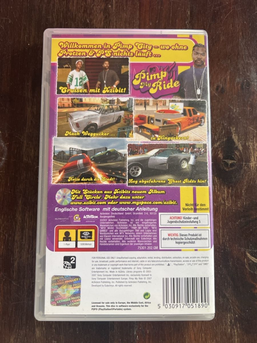 Sony Giochi: Pimp My Ride PSP Spiel – Usato da Dottikon venduto da Nate96 2