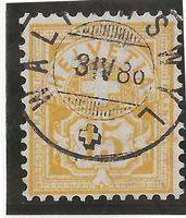 WALTErsWYL 03.04.86 auf Zu#63a Mi#56x Vollstempel [11B6]