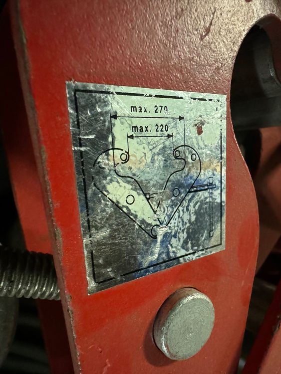 Trägerklemme 3t - Für Stahlträger 80-320 Mm Breite